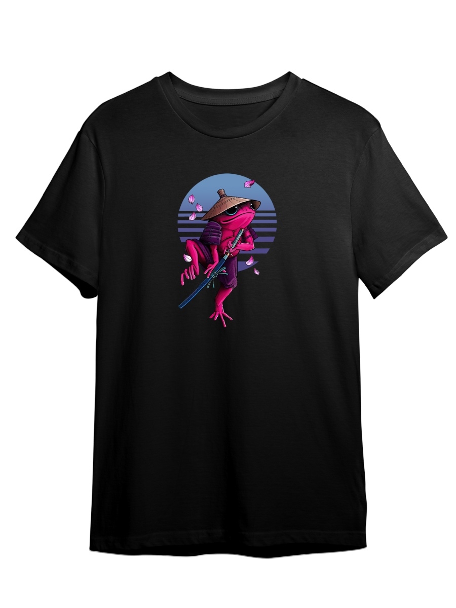 

Футболка унисекс СувенирShop Лягушка/Жаба/Frog/Япония/Самурай 2 черная 2XL (52-54), Черный, "Лягушка/Жаба/Frog/Япония/Самурай" 2