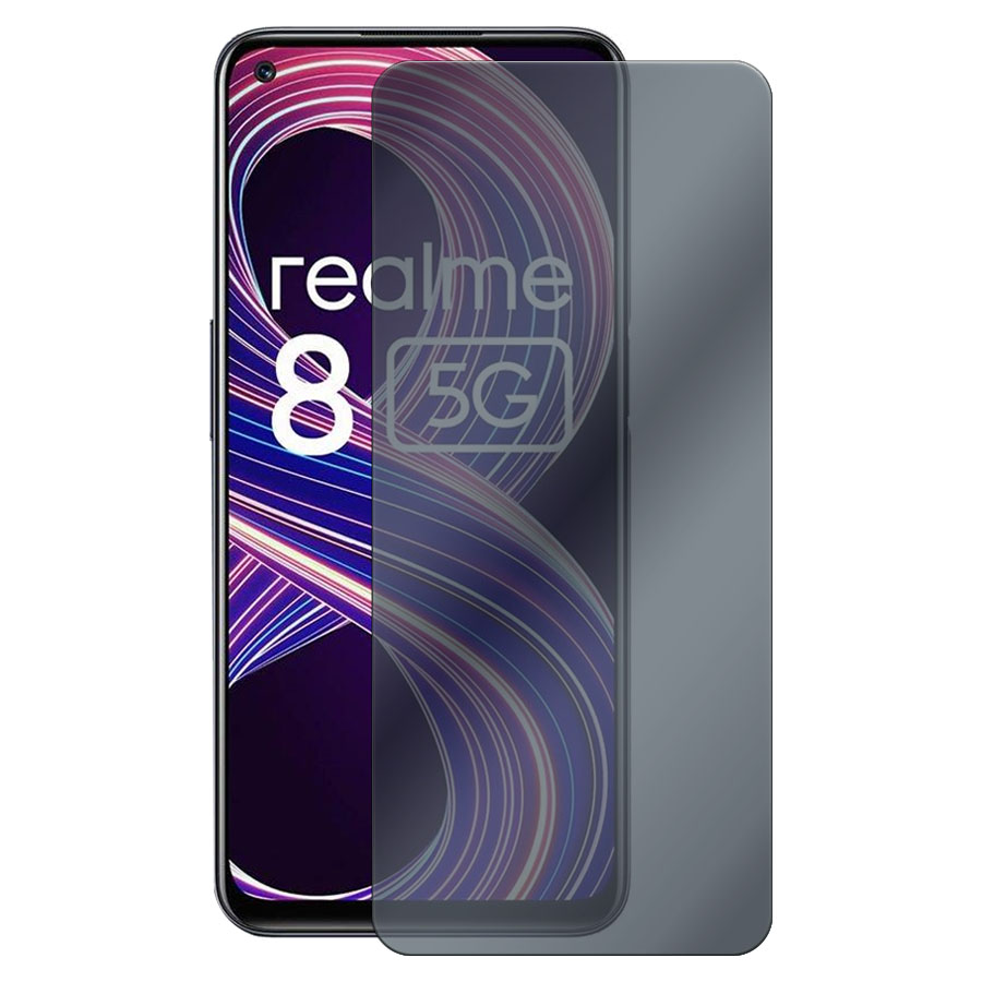 

Стекло защитное гибридное Антишпион Krutoff для Realme 8 5G
