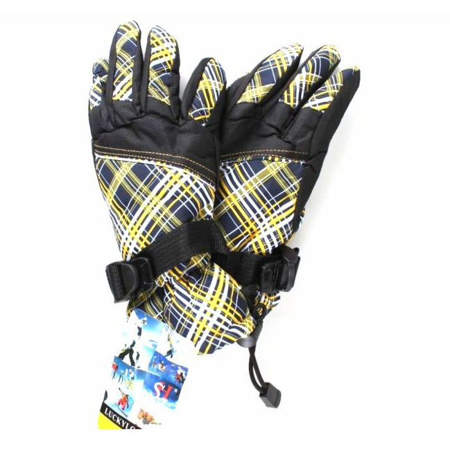 фото Перчатки детские fobs желтые m-xl