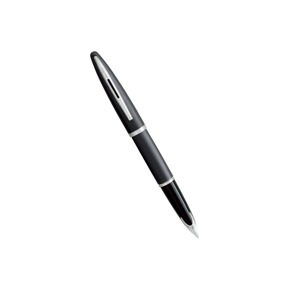 Waterman S0700440 Перьевая ручка waterman carene, charcoal grey st (перо f)