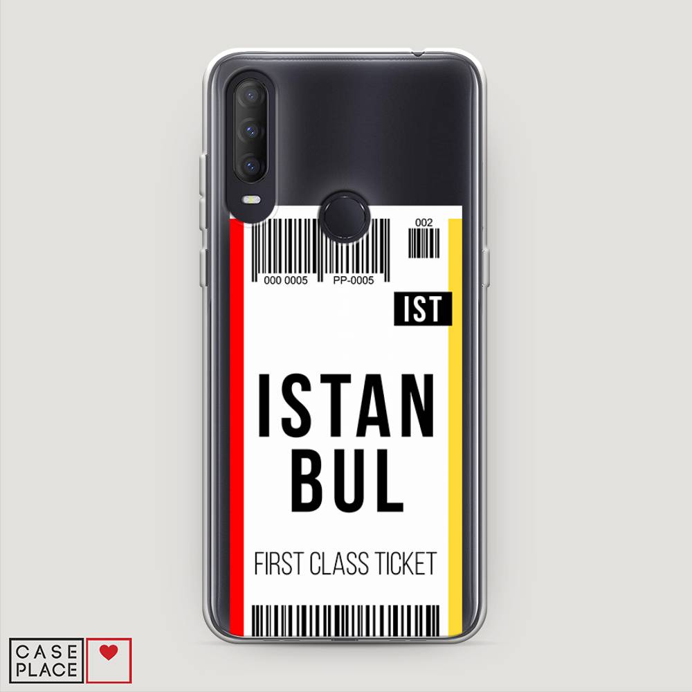 

Чехол на Alcatel 1S (2020) "Билет в Стамбул", Белый;черный;красный, 170850-6