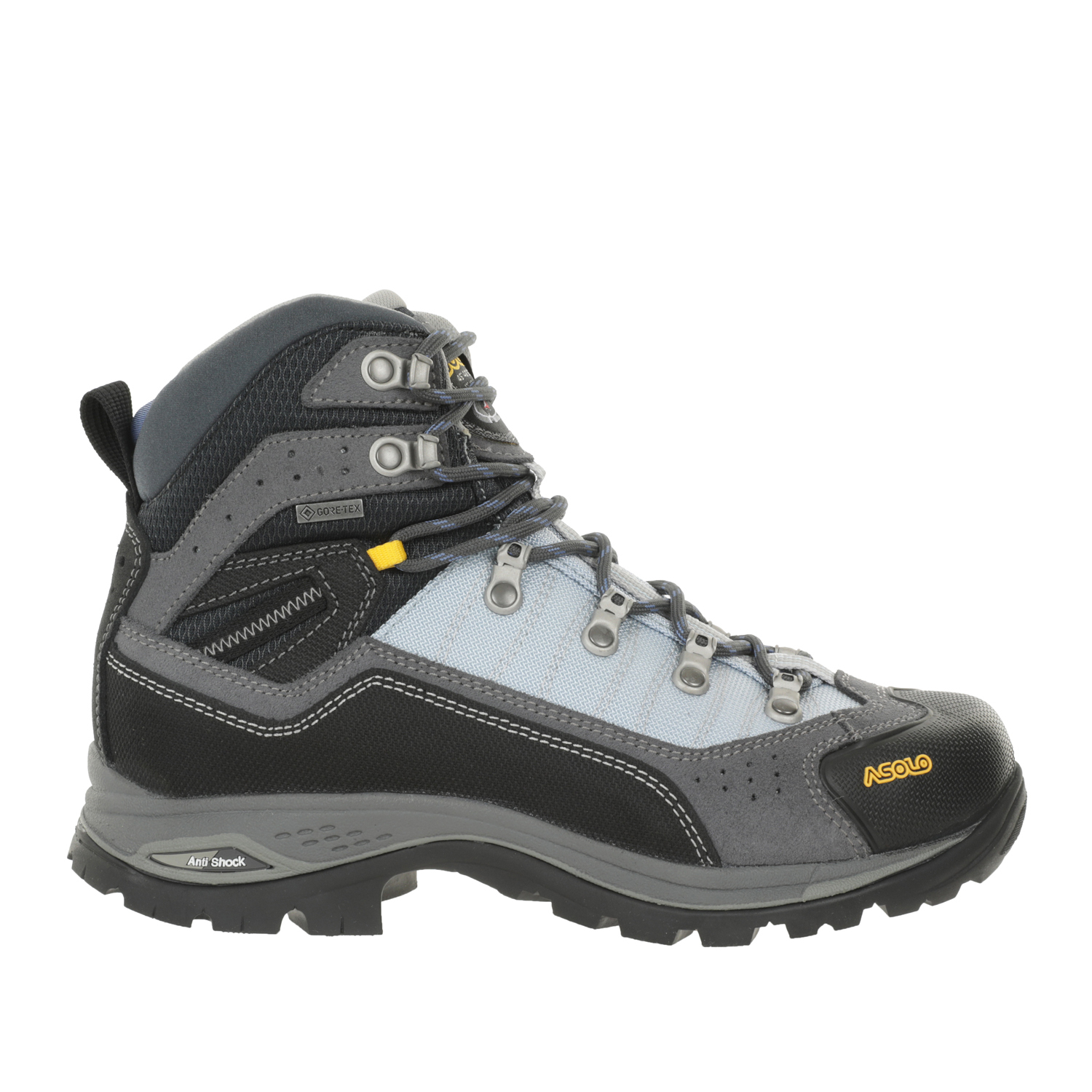 

Ботинки Asolo Drifter I Evo Gv Ml Grey/Blue Fog р.8.5 UK, Серый;синий, Drifter I Evo Gv Ml