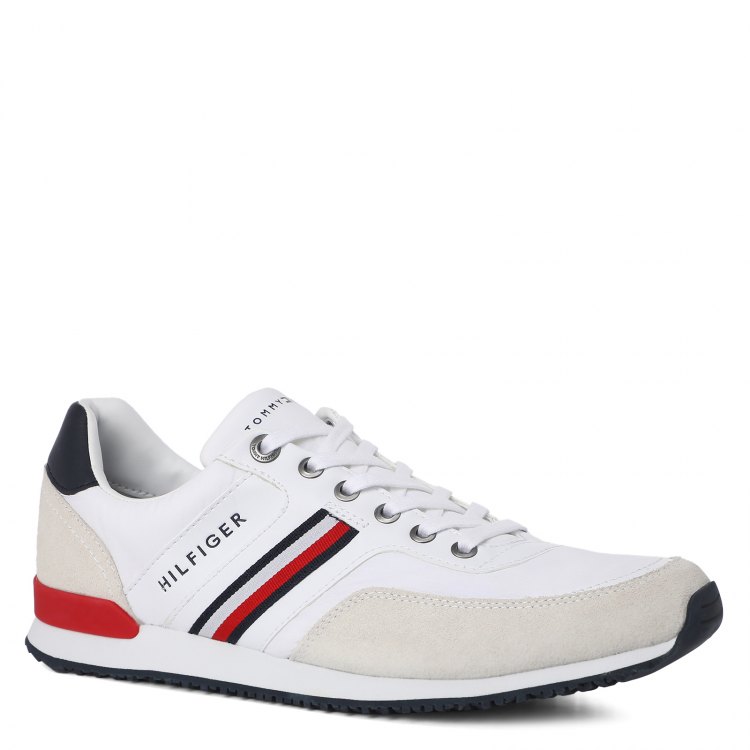 

Кроссовки мужские Tommy Hilfiger FM0FM02847_2350516 белые 42 EU, FM0FM02847_2350516