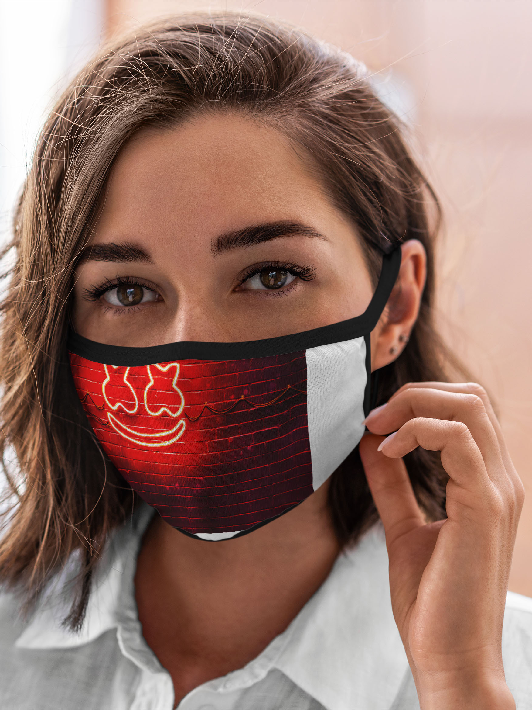 

Многоразовая маска унисекс Burnettie Marshmello, Разноцветный, Marshmello