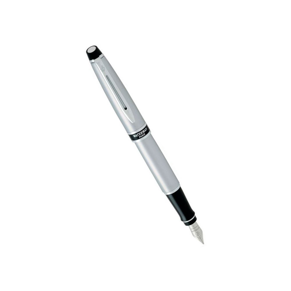 

Waterman S0051370 Перьевая ручка waterman expert, matte chrome (перо m)