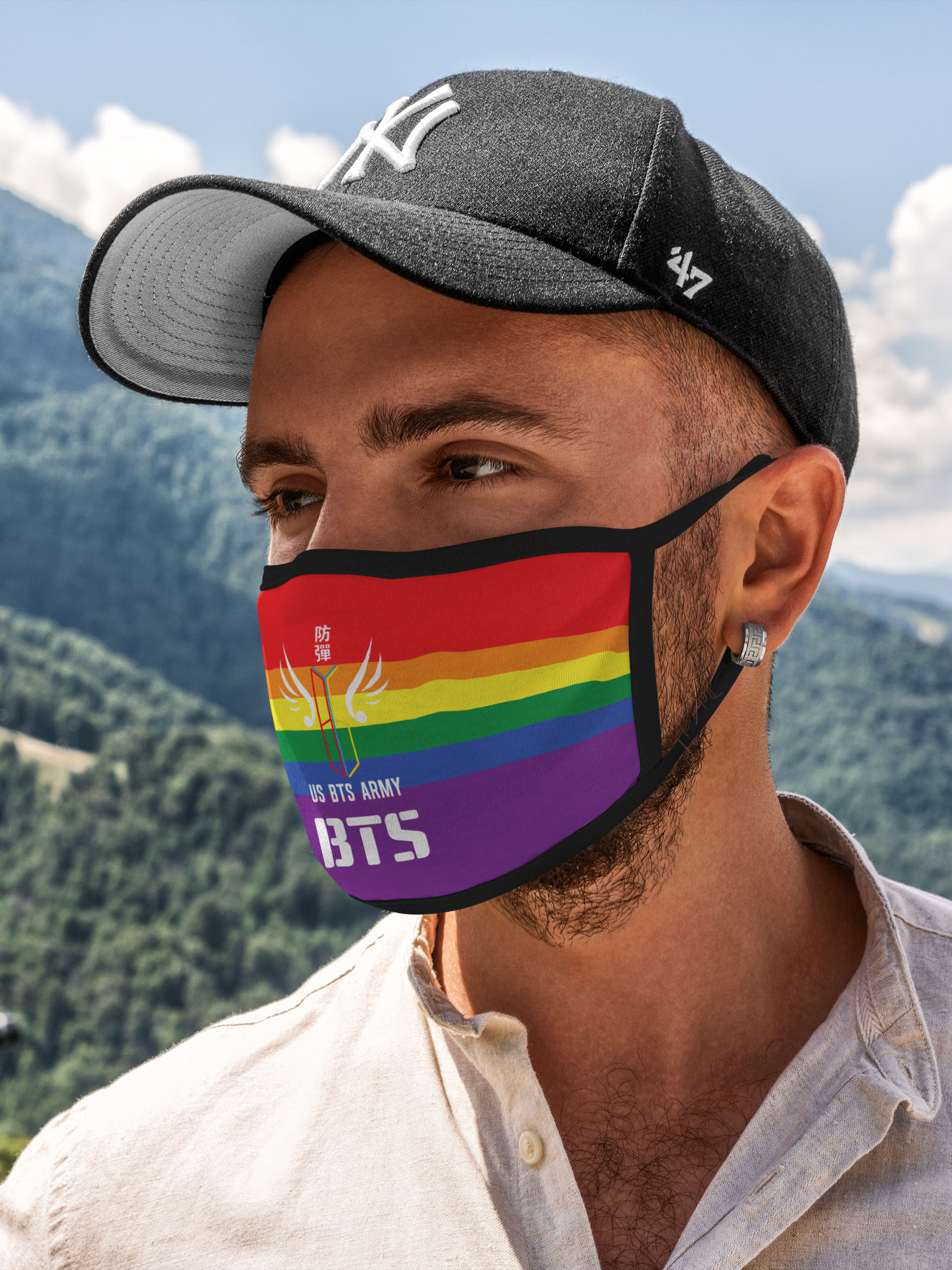 

Многоразовая маска унисекс Burnettie Bts Army, Разноцветный, Bts Army
