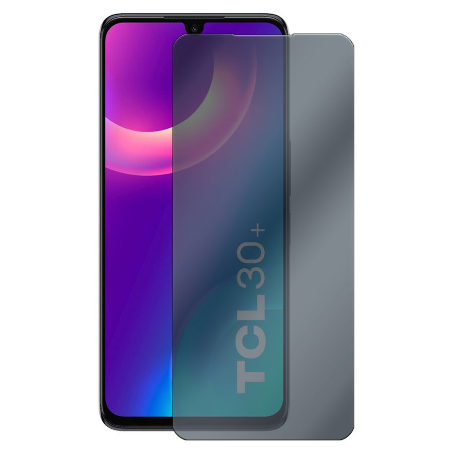 

Стекло защитное гибридное Антишпион Krutoff для TCL 30 Plus