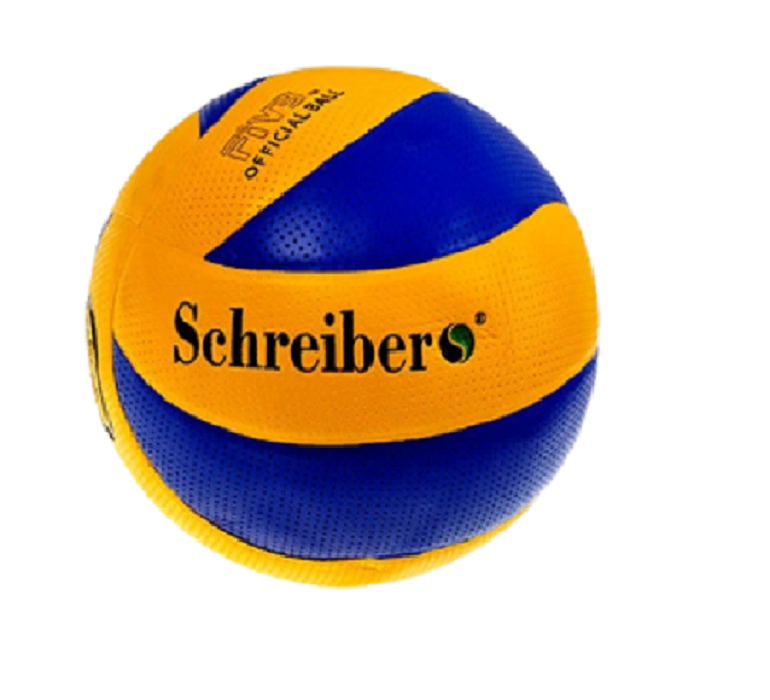 фото Мяч волейбольный d-22 см н7 желто-синий schreiber