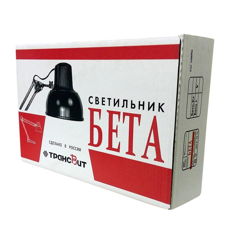 

Светильник Трансвит Бета с основанием Е27 60W черный