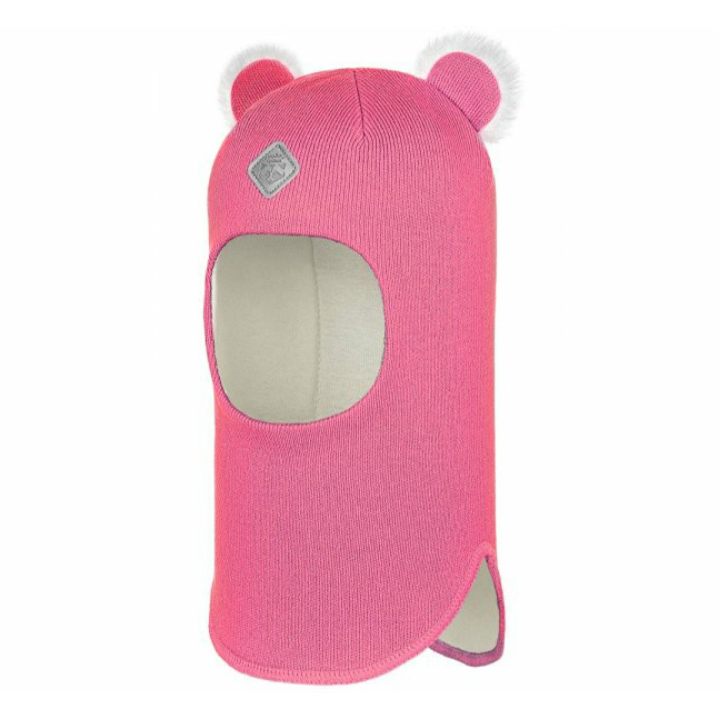 

Шапка-шлем для девочки Leratutti розовая р 46-48