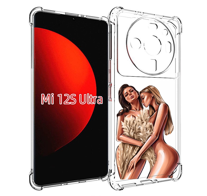 

Чехол MyPads Иллюстрированные-девушки женский для Xiaomi 12S Ultra, Прозрачный, Tocco