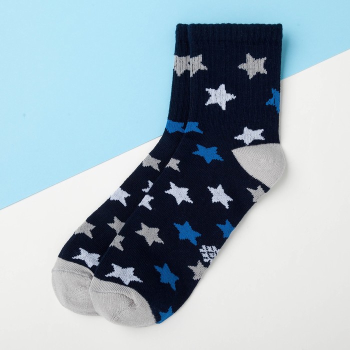 Носки детские KAFTAN Звёзды, размер 14-16, цвет синий