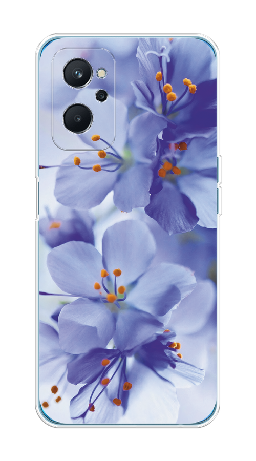 

Чехол на Realme 9i, Oppo A96 4G "Фиолетовые цветки", Фиолетовый;синий, 2510850-1