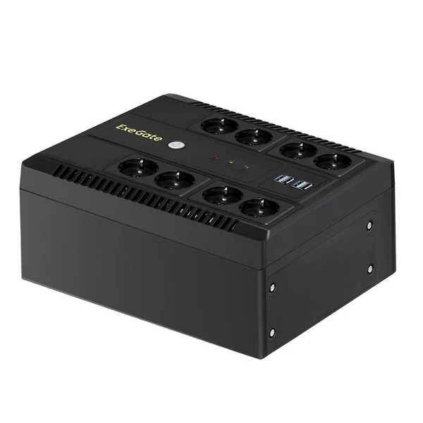 Источник бесперебойного питания ExeGate NEO NNB-1000.LED.AVR.8SH.CH