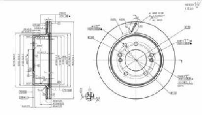 

Тормозной диск Sangsin brake SD3043