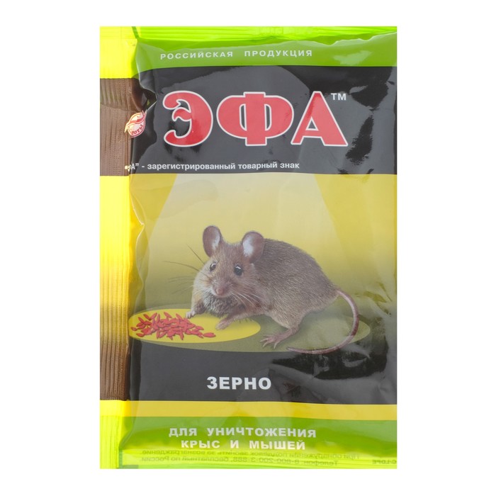 

Гранулы от грызунов Эфа Р00020906 108 г