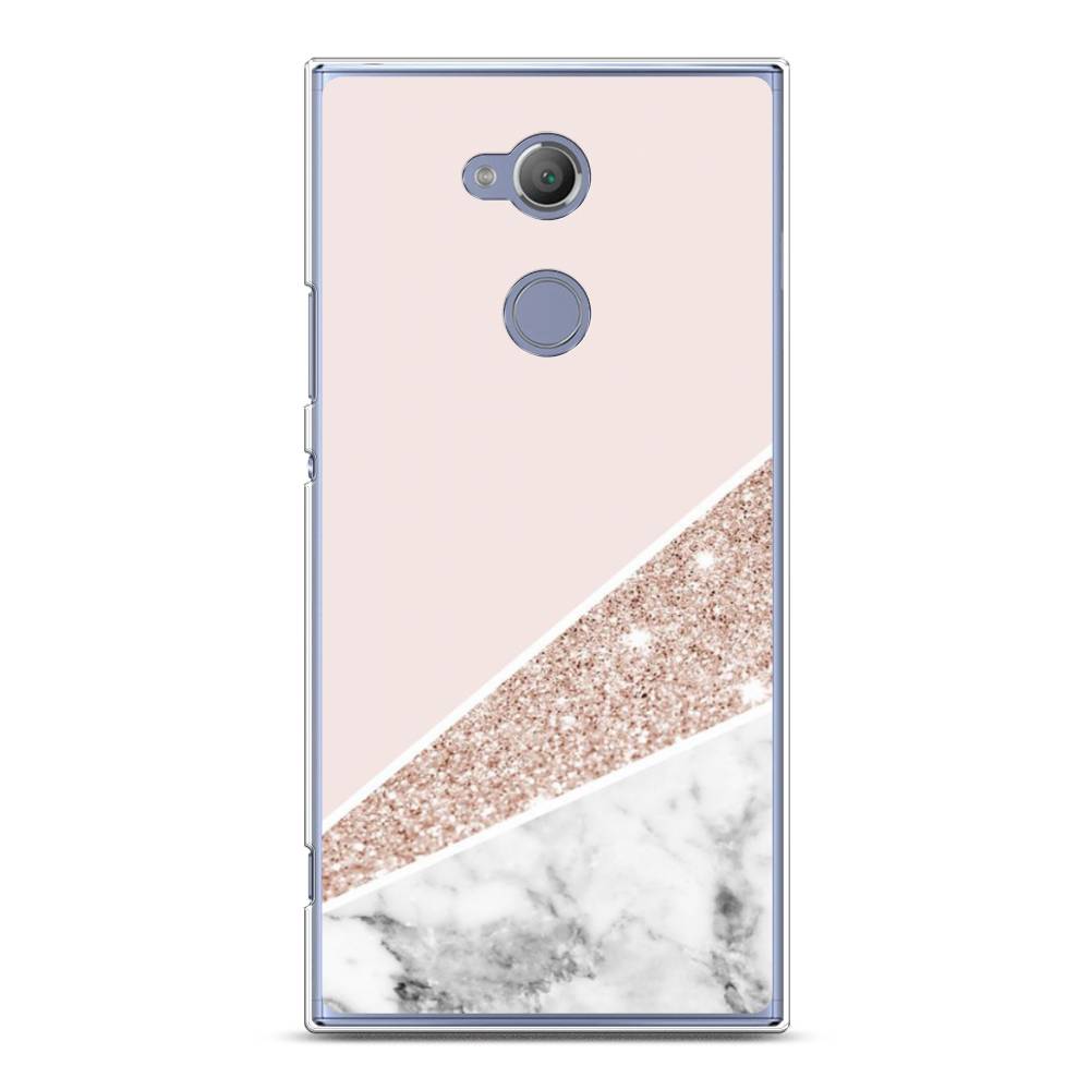 

Чехол для Sony Xperia XA2 Ultra "Блестящий розовый мрамор", 53250-3