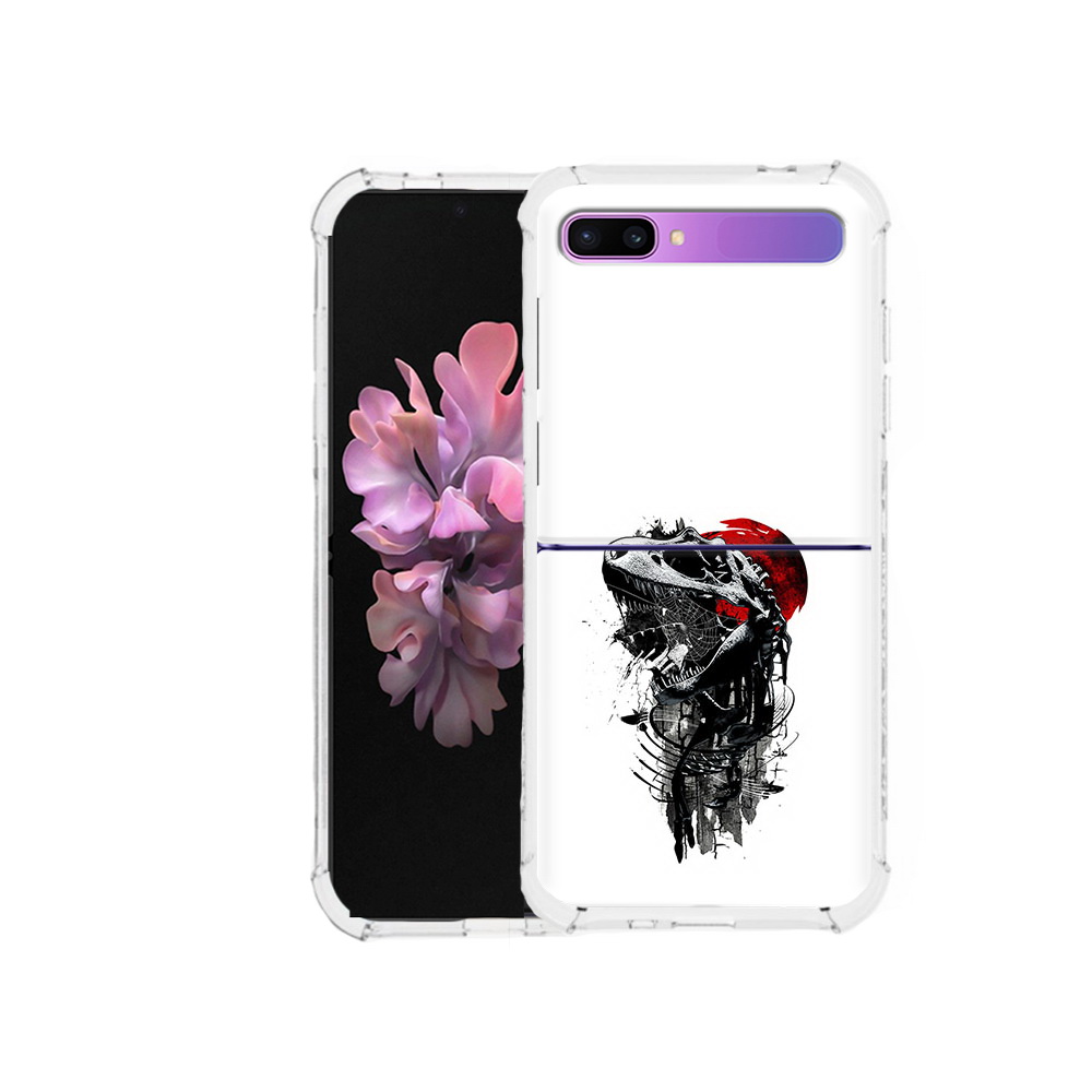 

Чехол MyPads Tocco для Samsung Galaxy Z Flip вымерший динозавр (PT226935.587.284), Прозрачный, Tocco