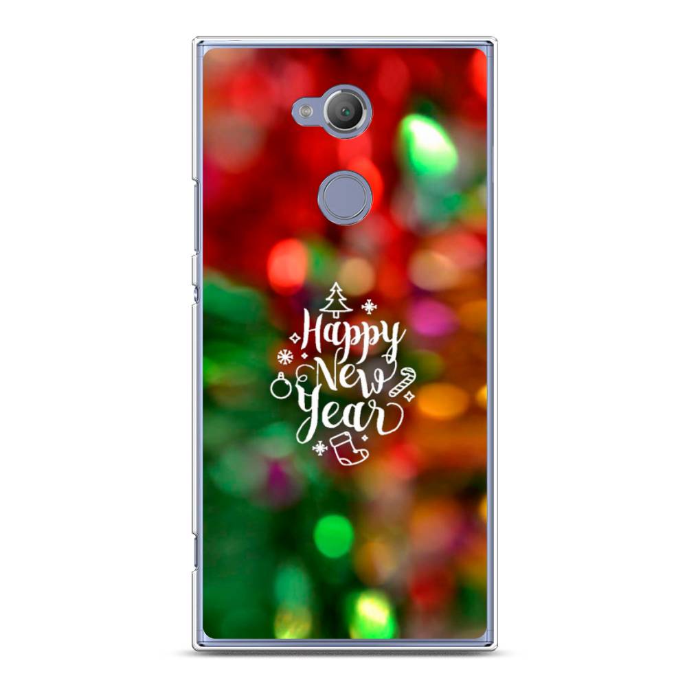 

Чехол на Sony Xperia XA2 Ultra "Новый Год на елке", Зеленый;красный;желтый, 53250-5