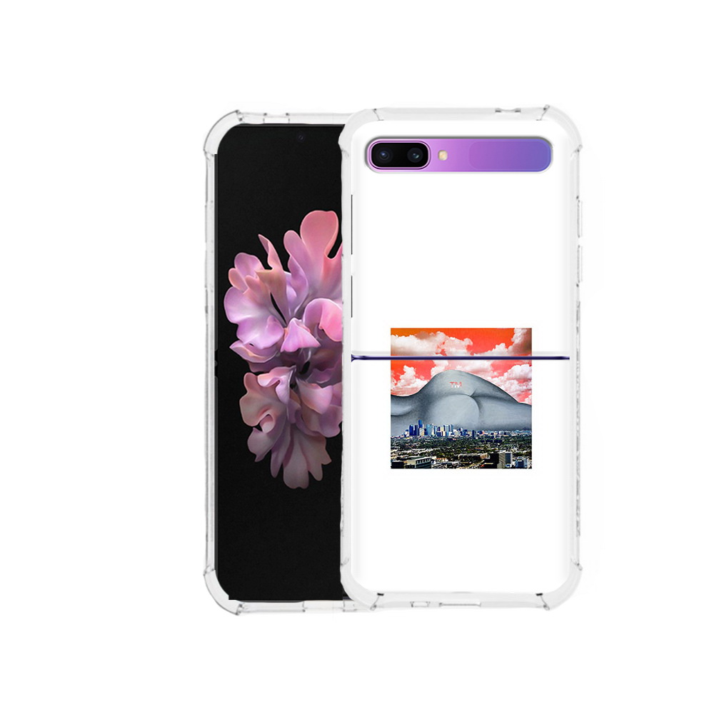 Чехол MyPads Tocco для Samsung Galaxy Z Flip город с девушкой на фоне (PT226935.587.297)