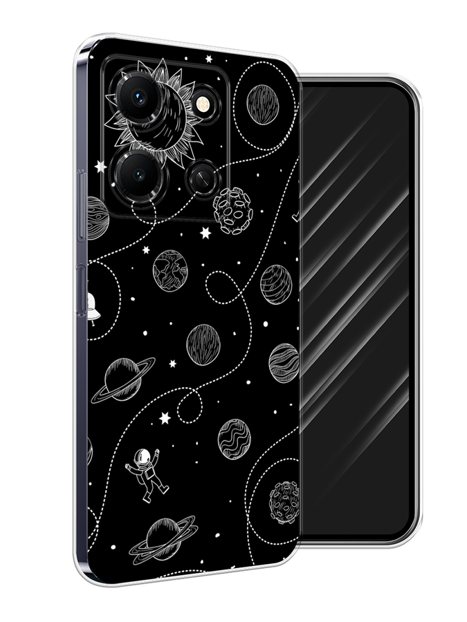 

Чехол Awog на Infinix Note 30i "В невесомости", Бежевый, 3104350-4