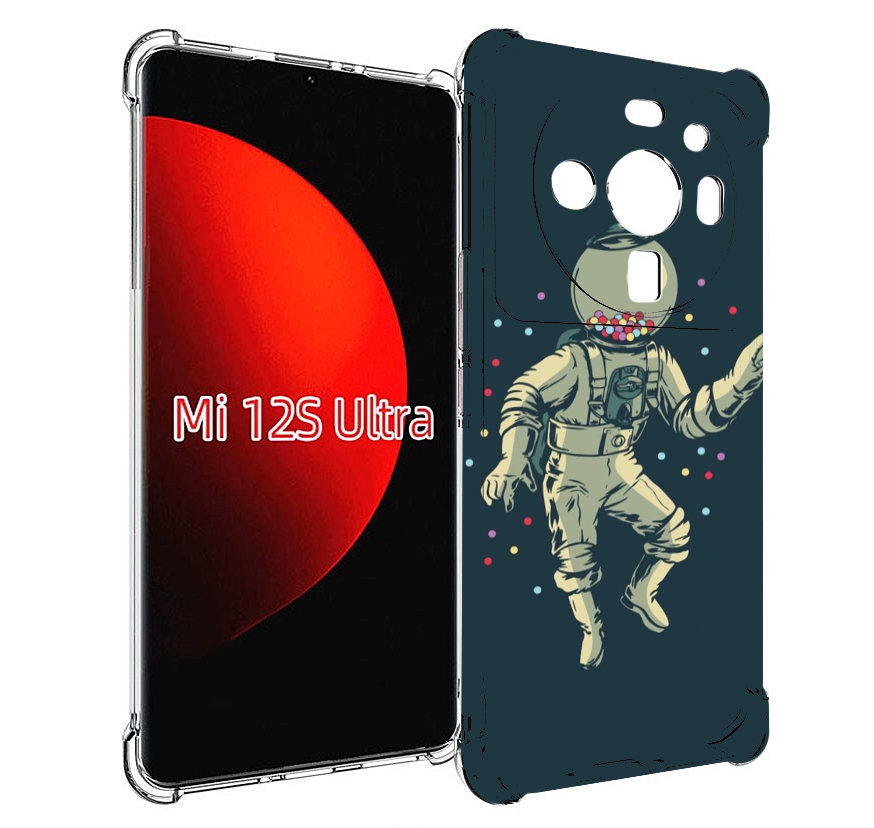 

Чехол MyPads Космонавт для Xiaomi 12S Ultra, Прозрачный, Tocco