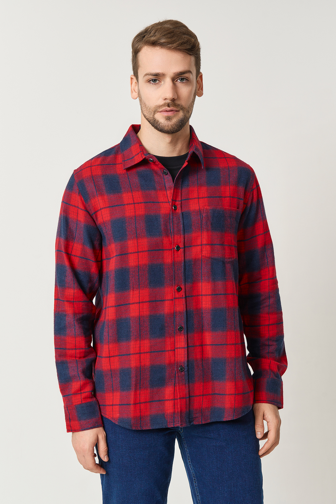 

Рубашка мужская Baon B6623506 белая XL, Белый, B6623506