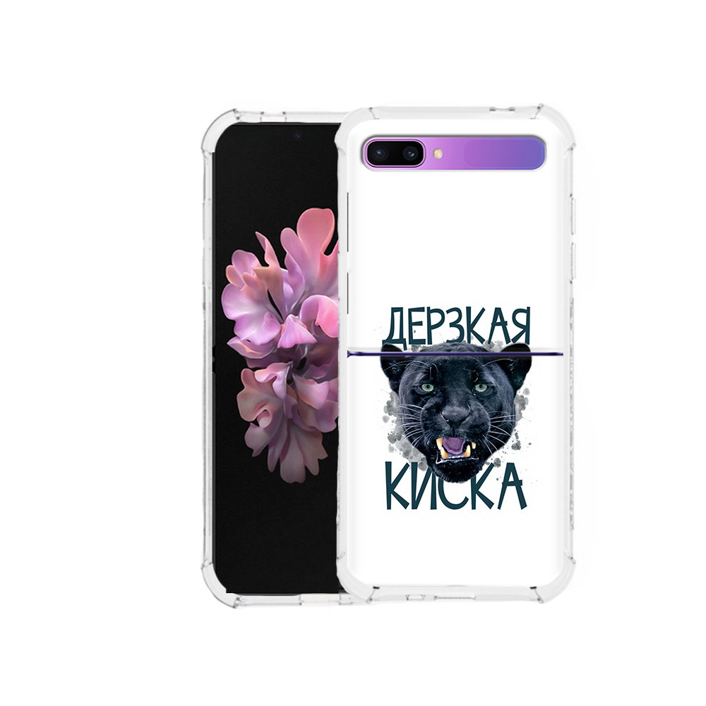 

Чехол MyPads Tocco для Samsung Galaxy Z Flip дерзкая киска (PT226935.587.319), Прозрачный, Tocco
