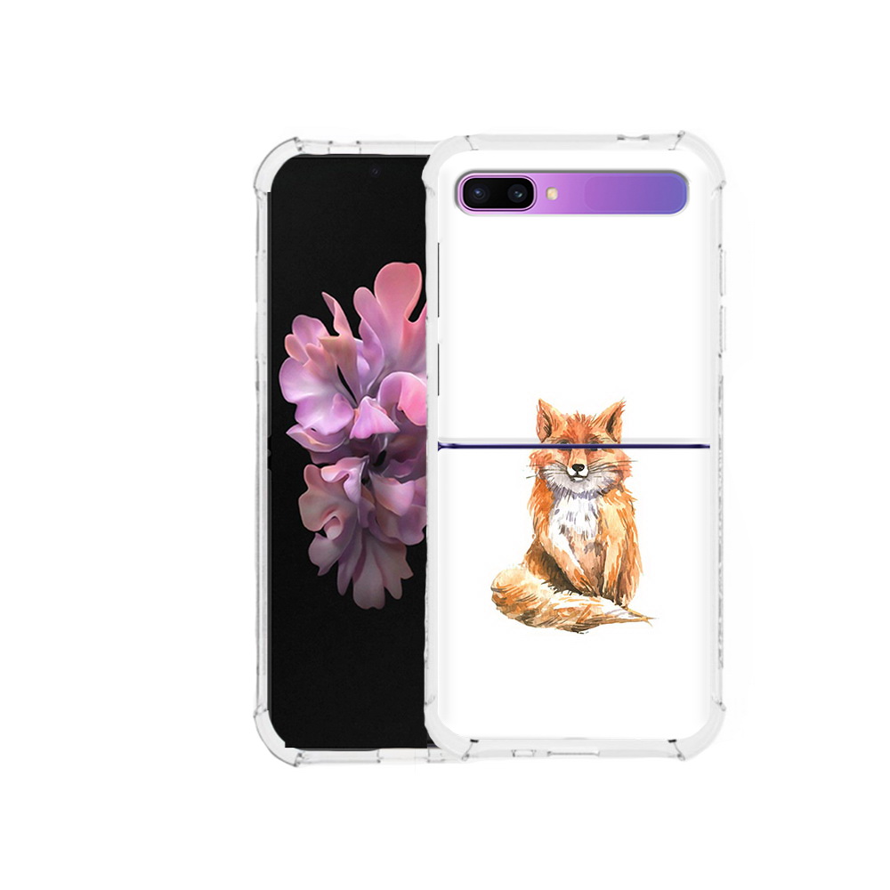

Чехол MyPads Tocco для Samsung Galaxy Z Flip детская лиса (PT226935.587.320), Прозрачный, Tocco