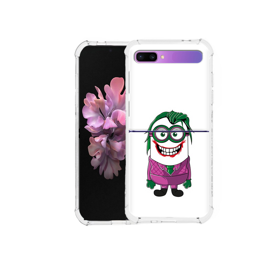 

Чехол MyPads Tocco для Samsung Galaxy Z Flip джокер миньон (PT226935.587.322), Прозрачный, Tocco