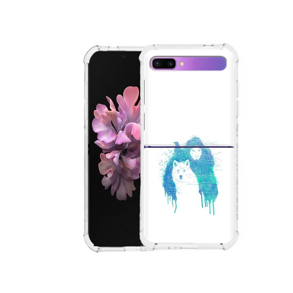 

Чехол MyPads Tocco для Samsung Galaxy Z Flip джон сноу (PT226935.587.323), Прозрачный, Tocco