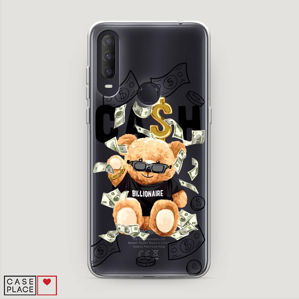 

Чехол на Alcatel 1S (2020) "Big cash", Черный;серый;бежевый, 170850-6