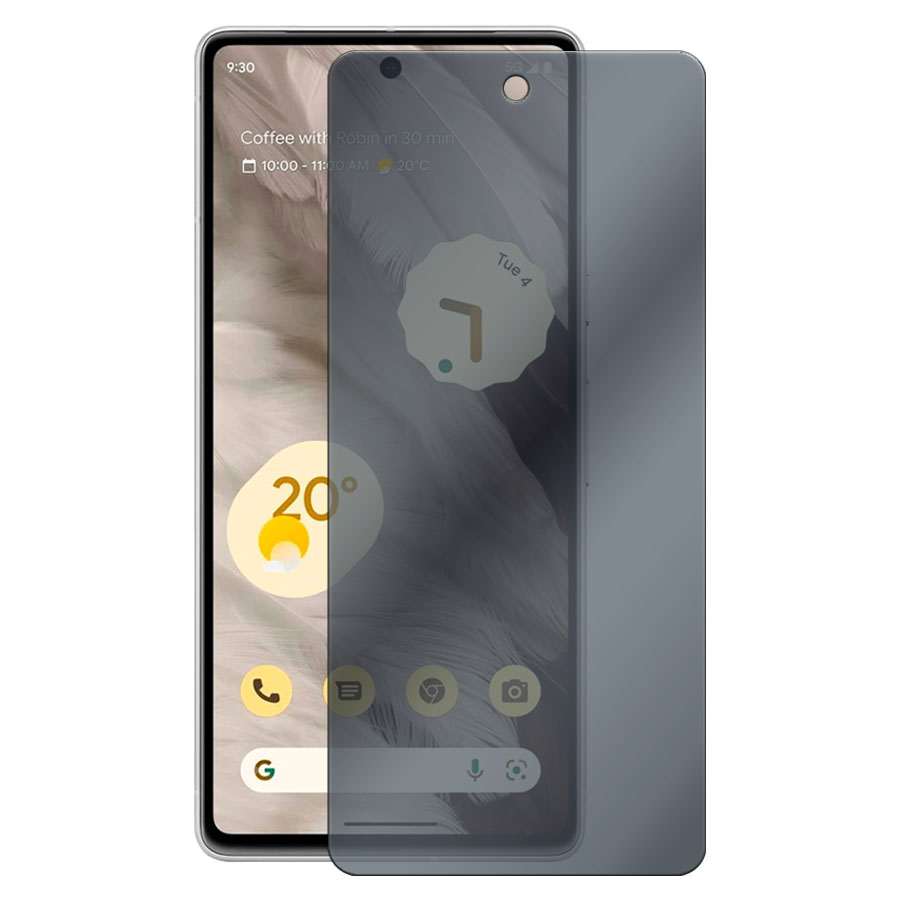 

Стекло защитное гибридное Антишпион Krutoff для Google Pixel 7
