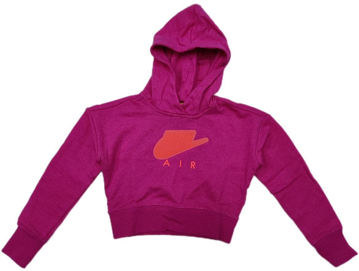 фото Толстовка nike g sportswear air ft crop hoody hbr nfs dn5108-615 розовый l