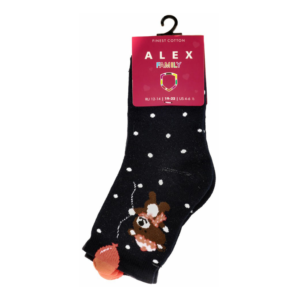 

Носки детские Alex Textile Мишка синие р 19-22