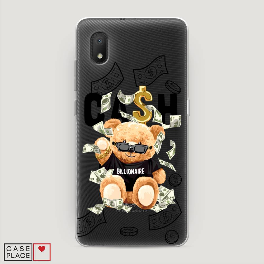 

Чехол на Alcatel 1A (2020) "Big cash", Черный;серый;бежевый, 171050-6