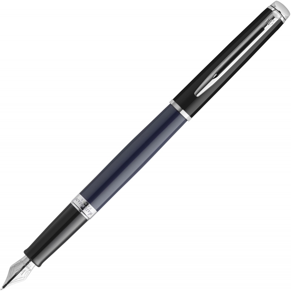 2202847 Ручка перьевая waterman hemisphere colour blocking, blue black ct (перо f)