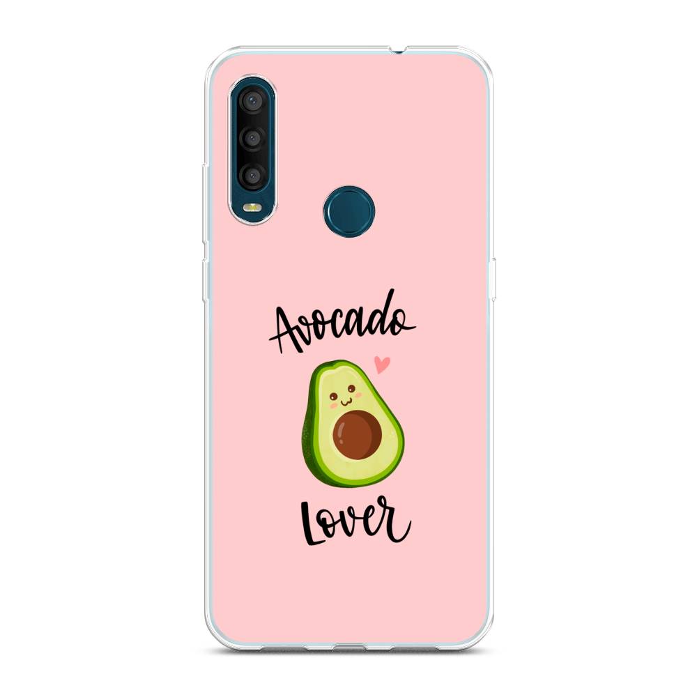 

Чехол на Alcatel 1SE 2020 "Avocado lover", Розовый;зеленый, 171250-6
