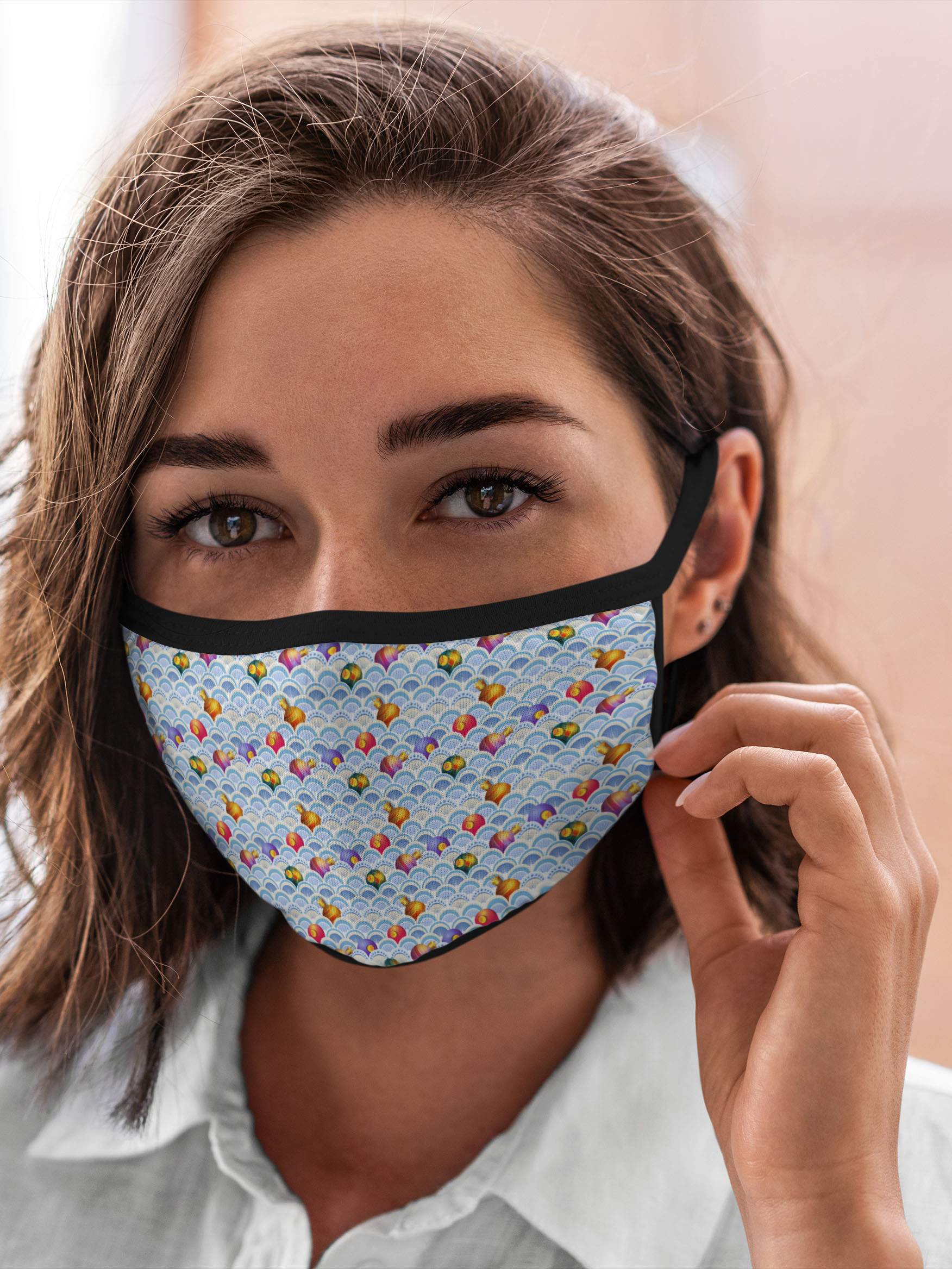 

Многоразовая маска унисекс Burnettie Новый Год Праздничные Игрушки, Разноцветный, Новый Год Праздничные Игрушки