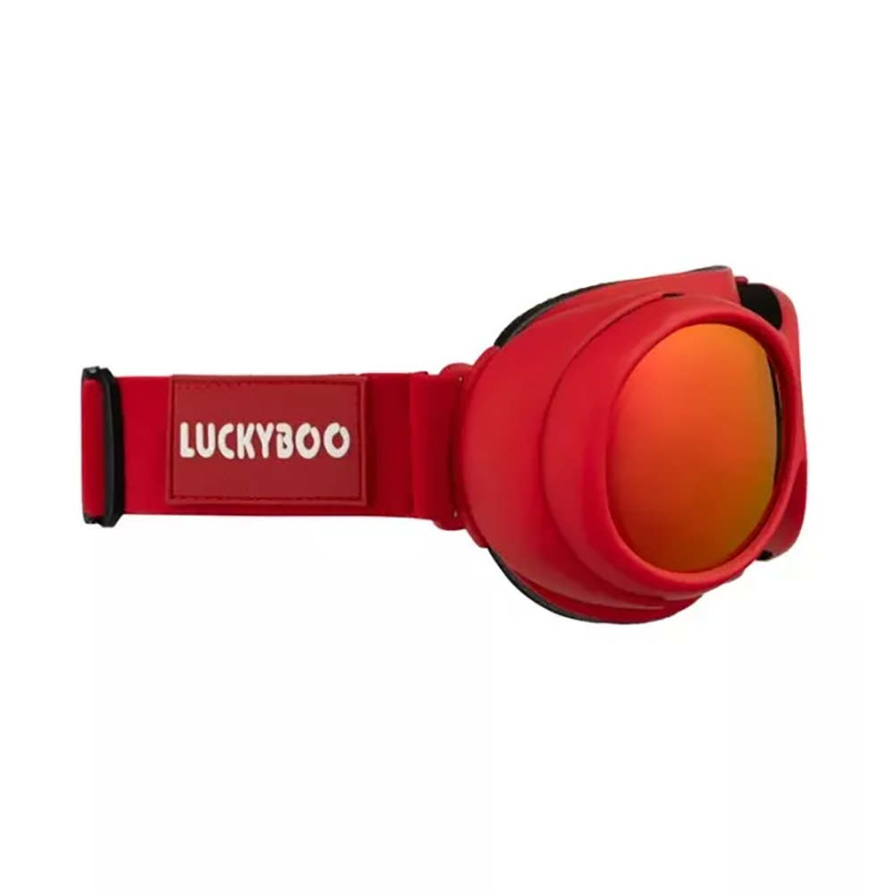 Детская горнолыжная маска LUCKYBOO L3, one size, красная