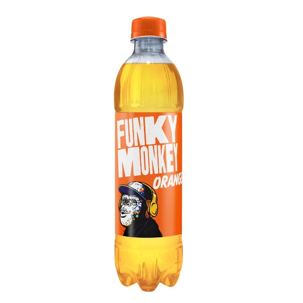 Напиток газированный Funky Monkey Orange 0,5 л ПЭТ