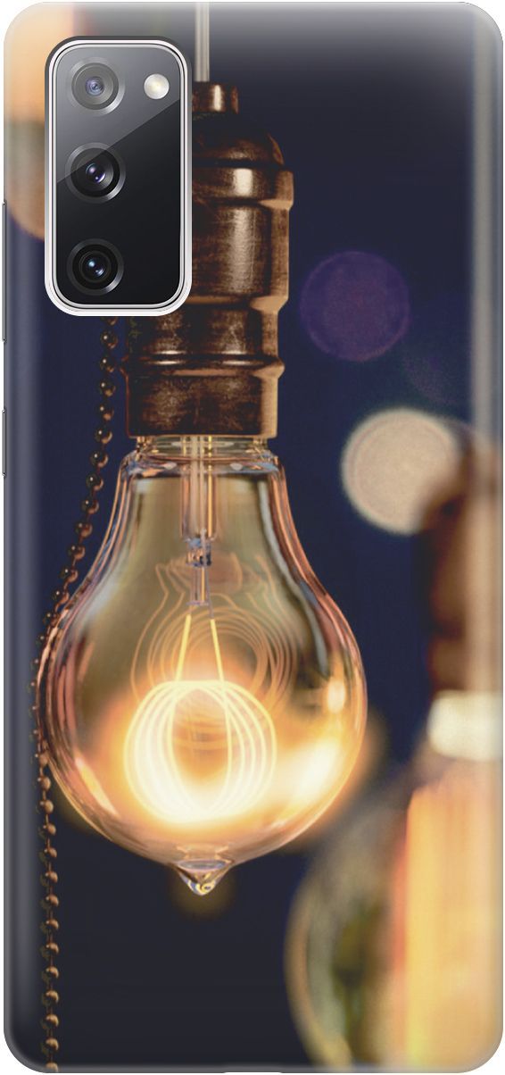 

Силиконовый чехол на Samsung Galaxy S20 FE "Ретро-лампа", Желтый;синий, 3518