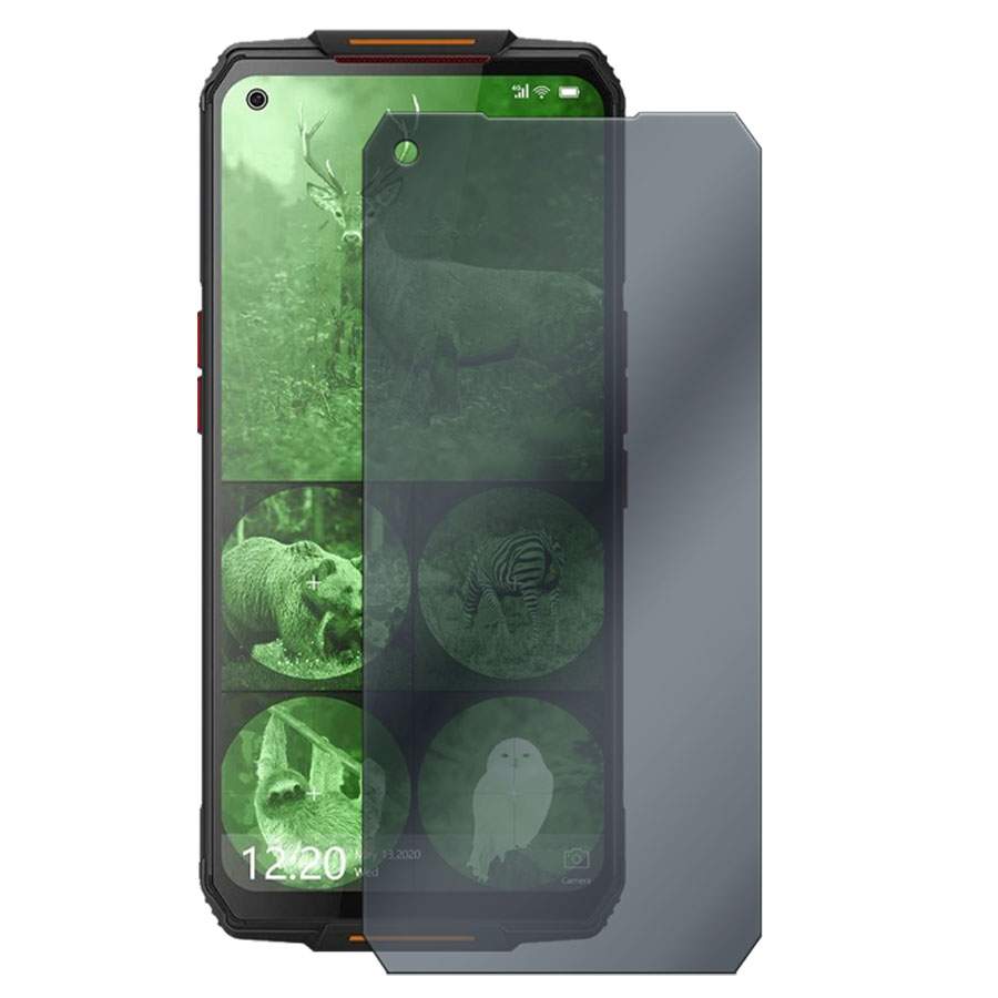 

Стекло защитное гибридное Антишпион Krutoff для Oukitel WP7 Lite