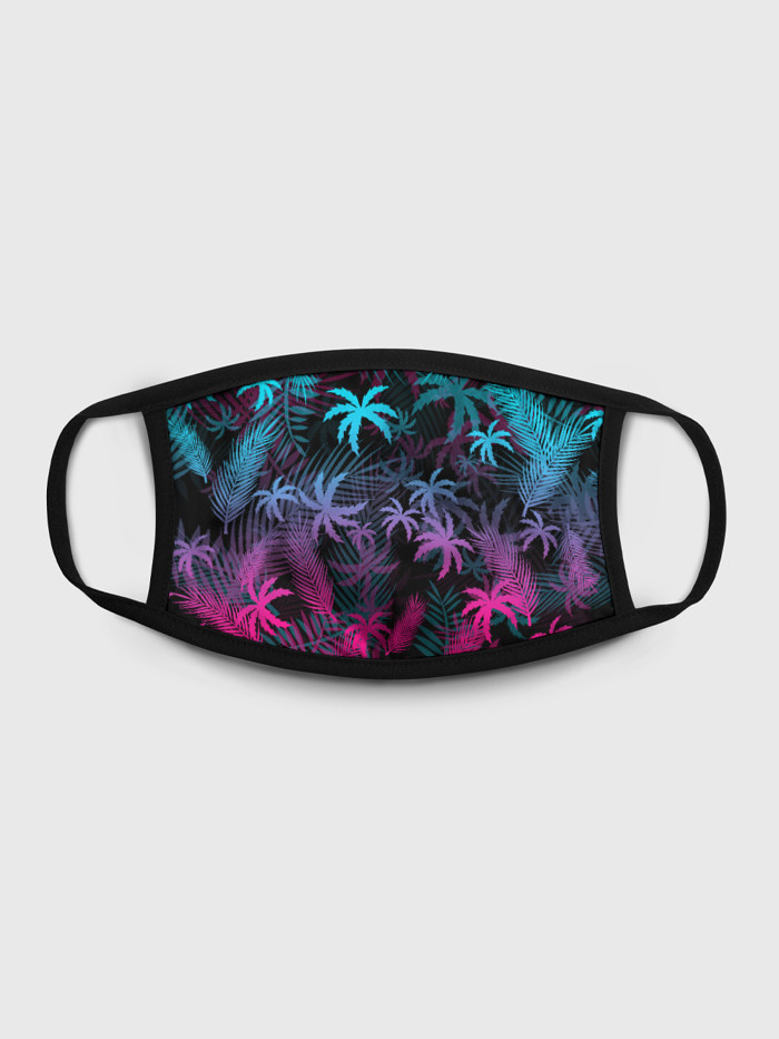 

Многоразовая маска унисекс Burnettie Neon Palms, Разноцветный, Neon Palms