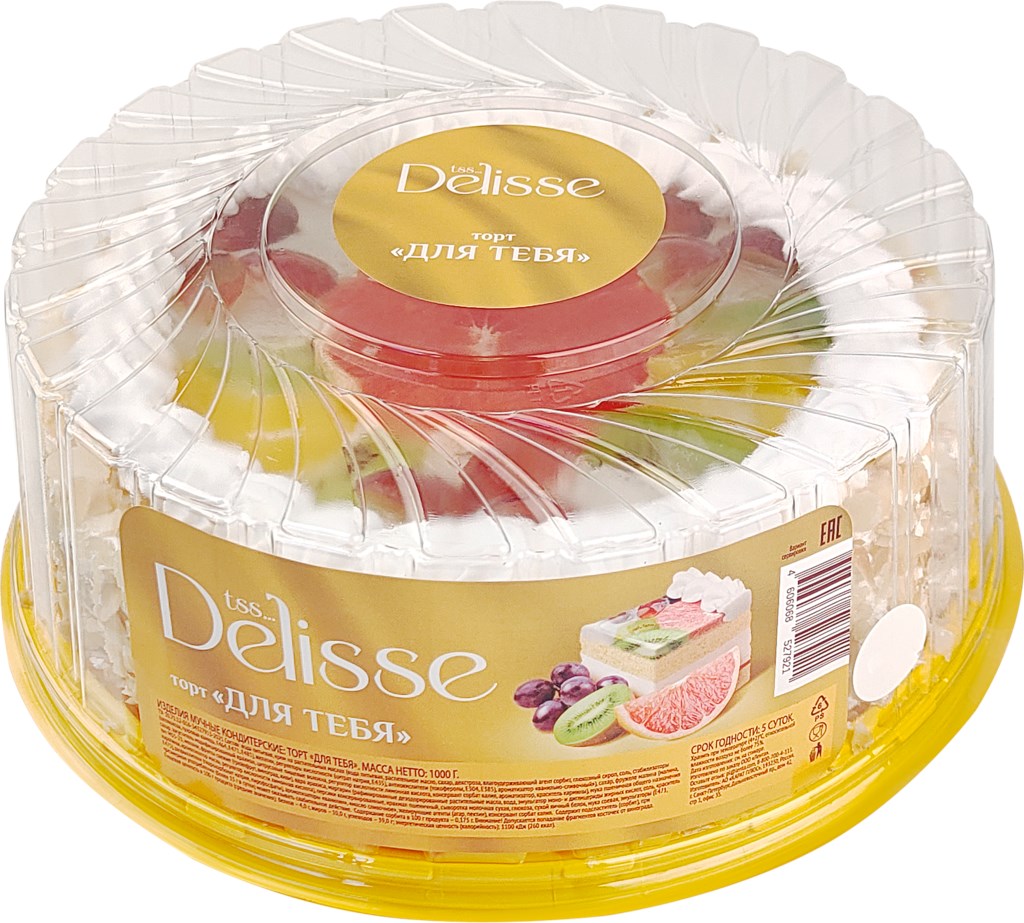 

Торт Delisse Для тебя 1 кг