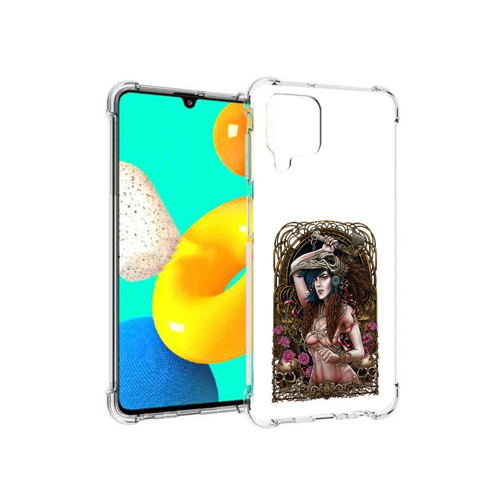 

Чехол MyPads Tocco для Samsung Galaxy M32 красивая девушка рисунок (PT161818.523.407), Прозрачный, Tocco