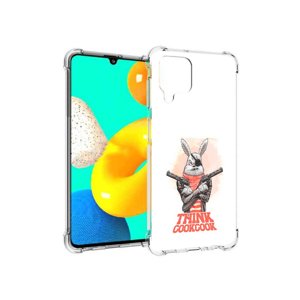 

Чехол MyPads Tocco для Samsung Galaxy M32 кролик пират (PT161818.523.419), Прозрачный, Tocco