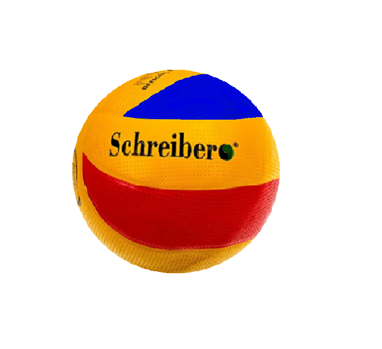 фото Мяч волейбольный d-22 см н6 желто-синий-красный schreiber