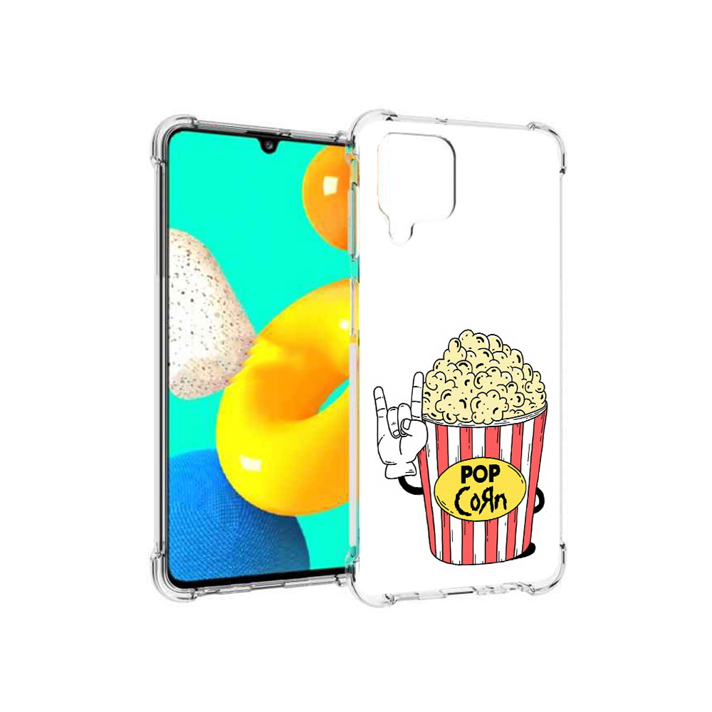 

Чехол MyPads Tocco для Samsung Galaxy M32 крутой попкорн (PT161818.523.427), Прозрачный, Tocco