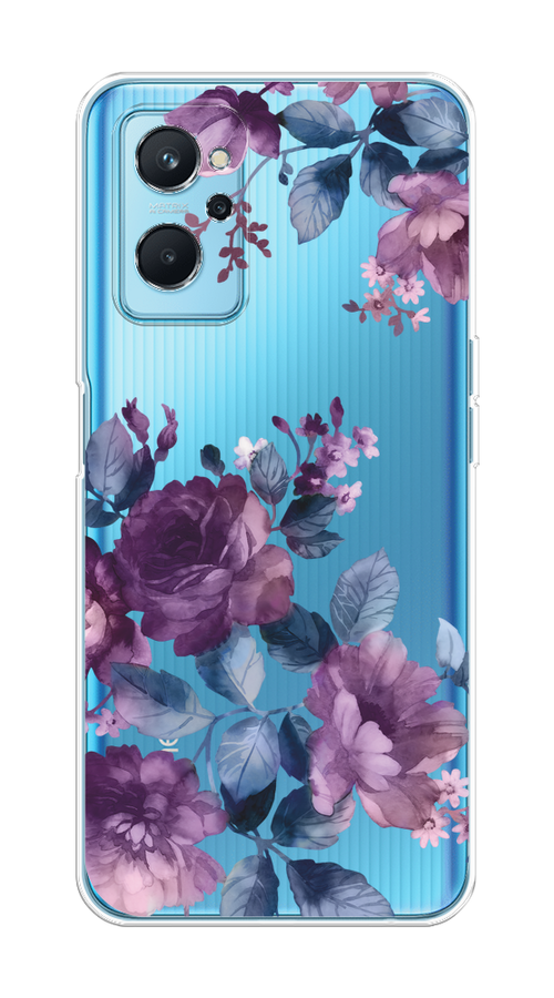 

Чехол на Realme 9i, Oppo A96 4G "Purple Blossoms", Синий;фиолетовый, 2510850-1